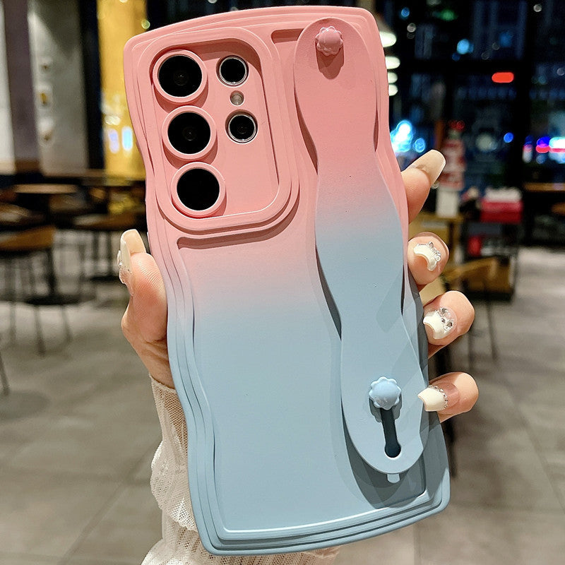 Applicable To  S25 Ultra Phone Case A16 Wristband High-end Feel