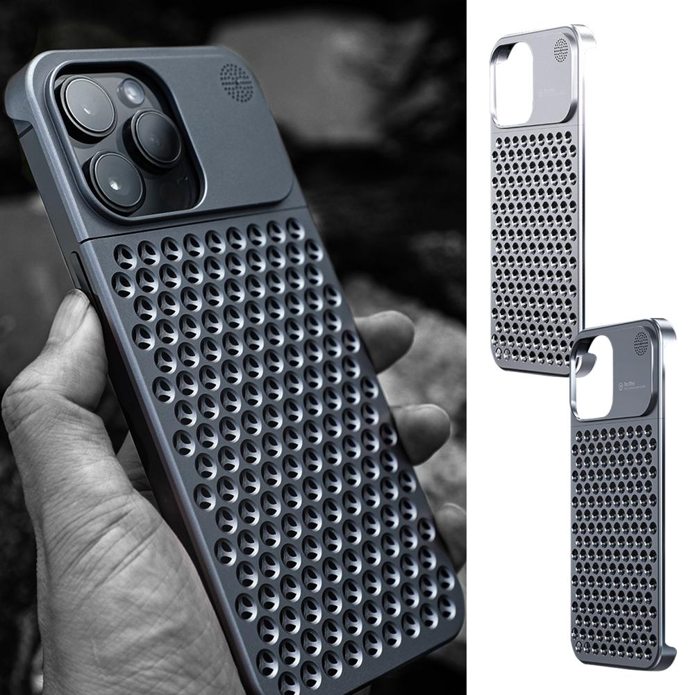 Aluminum Alloy Shockproof Phone Case – Full Body Protection with Heat Dissipation