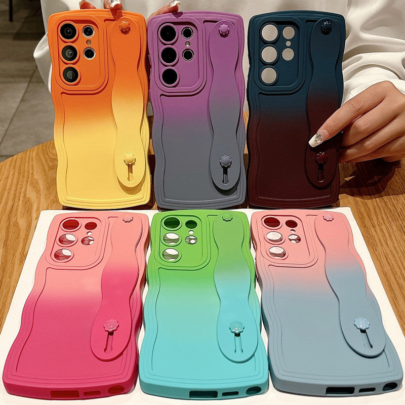 Applicable To  S25 Ultra Phone Case A16 Wristband High-end Feel