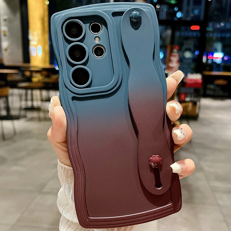 Applicable To  S25 Ultra Phone Case A16 Wristband High-end Feel