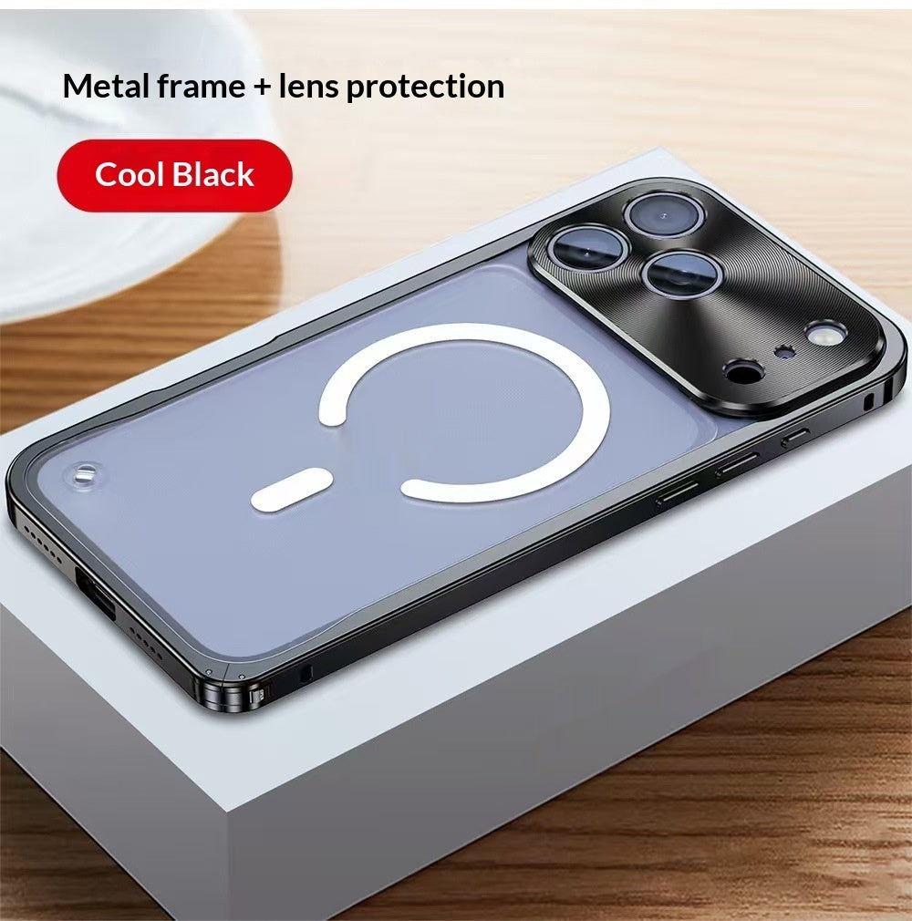 Precision-milled Matte Magnetic Case With Metal Edge