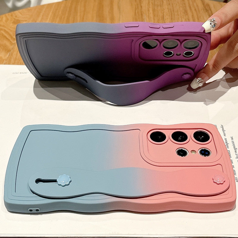 Applicable To  S25 Ultra Phone Case A16 Wristband High-end Feel