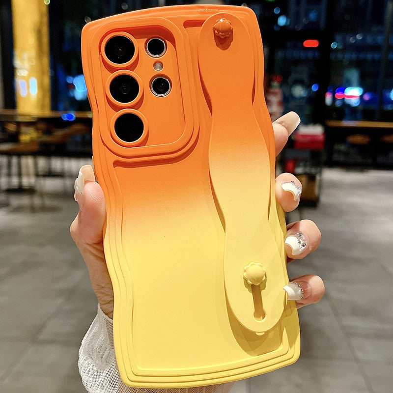 Applicable To  S25 Ultra Phone Case A16 Wristband High-end Feel