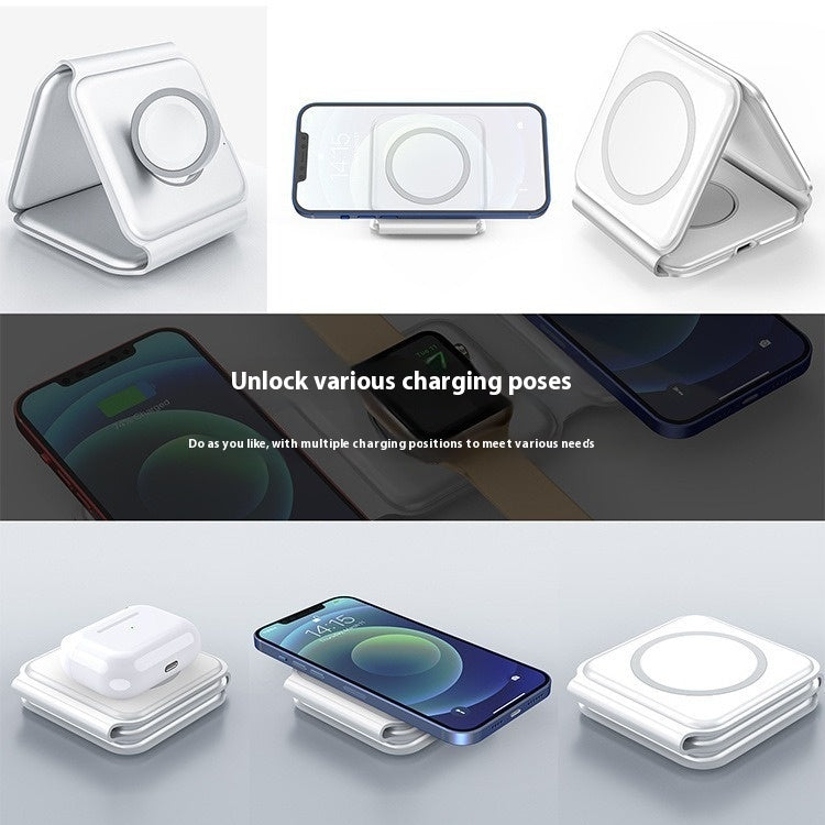Wireless Charging Folding Mobile Phone Holder