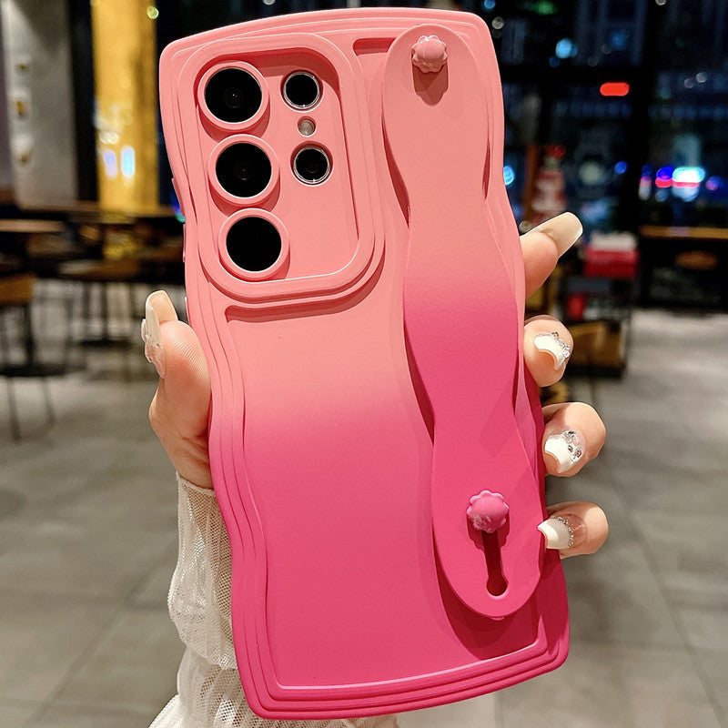 Applicable To  S25 Ultra Phone Case A16 Wristband High-end Feel