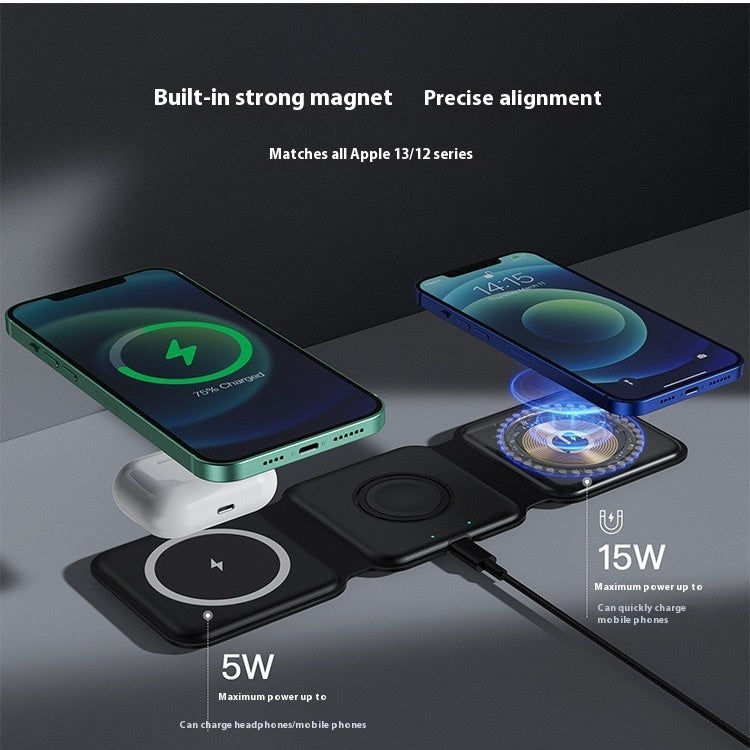 Wireless Charging Folding Mobile Phone Holder